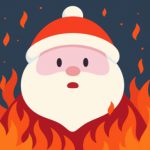 Santa on Fire